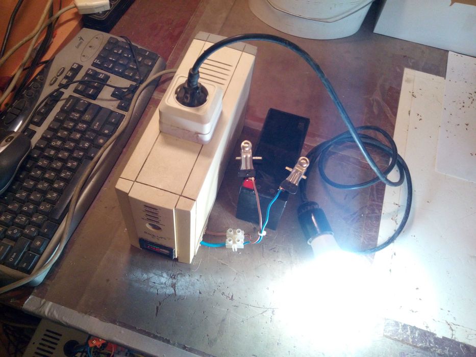 Инвертор из УПС (ИПБ)