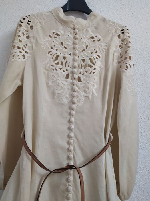 Vestido midi Zimmerman bordado