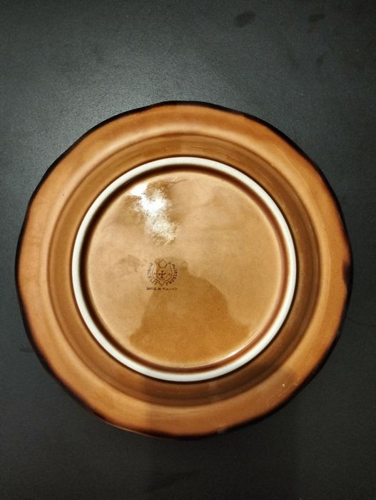 Talerz głęboki porcelana Pruszków PRL