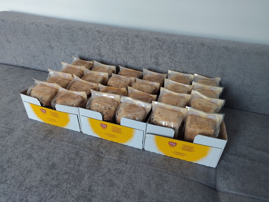 SCHAR 24 Sztuki Chleby Wieloziarniste Bezglutenowe Pan Multigrano 250g