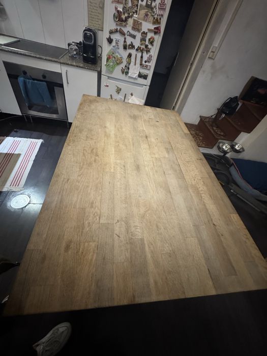 Ilha e 2 Bancos de Cozinha IKEA
