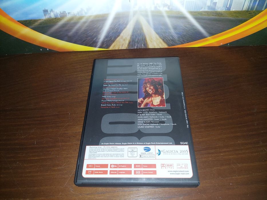 Dvd tina turner rio 88