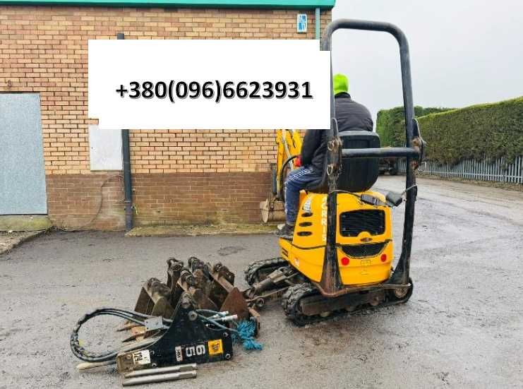 Гусеничний екскаватор JCB МІКРО *1664 ГОДИНИ* + 5 ковшів і гідромолот