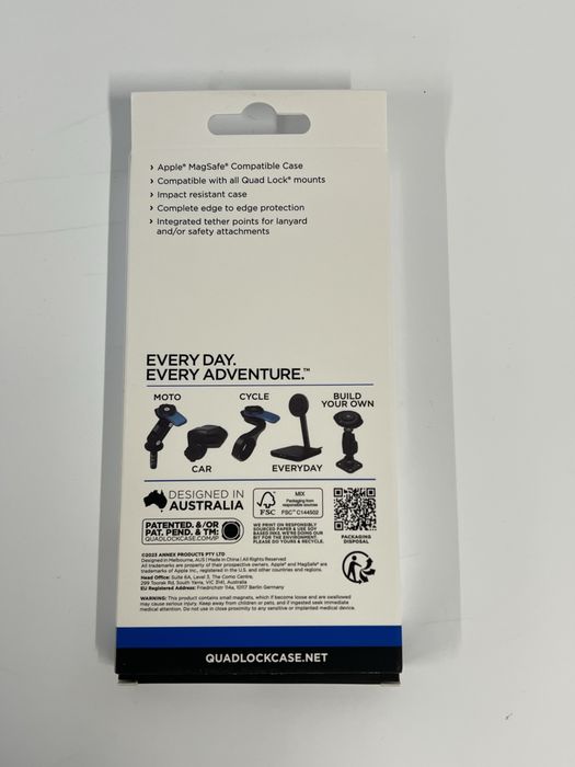 Capa Quadlock MAG iphone 14, 15, 16, pro e pro max