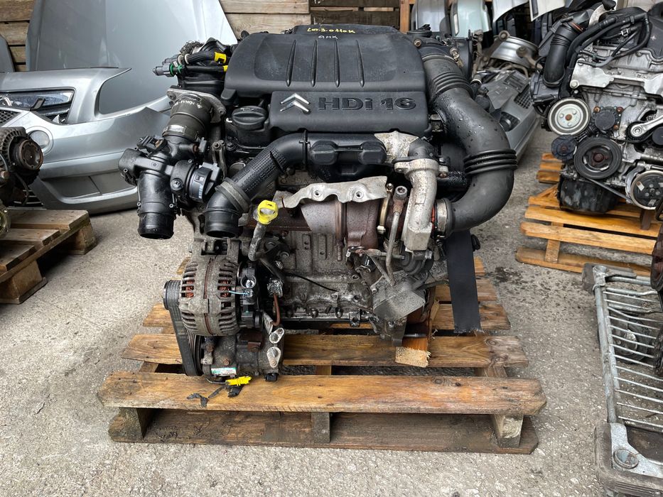 Motor 1.6 HDI Peugeot 207 / 208 Citroen Berlingo 1.6 Hdi 9HX COMPLETO