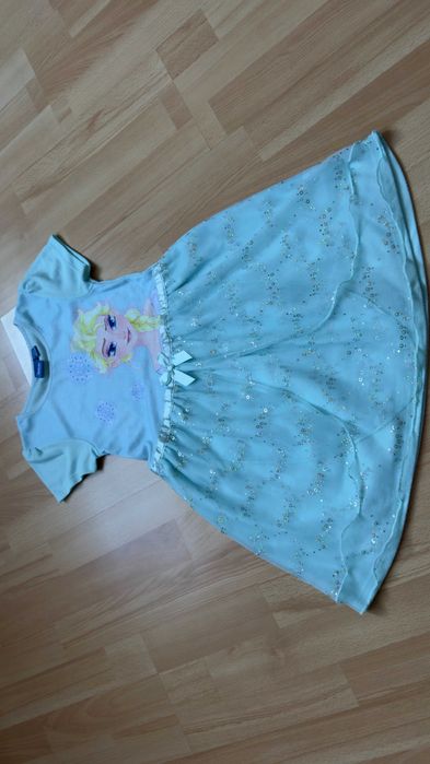 Błękitna sukienka Elza Kraina Lodu Disney 122cm