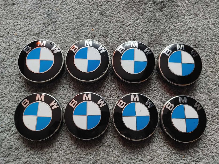 Dekielki alufelgi BMW 68mm x 64mm oryginał 68mm x 65mm komplet