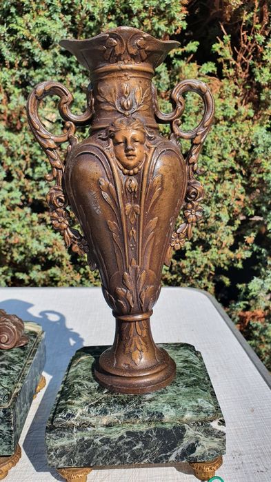 Zegar kominkowy antyk XIXwiek sygnowany prezent na święta