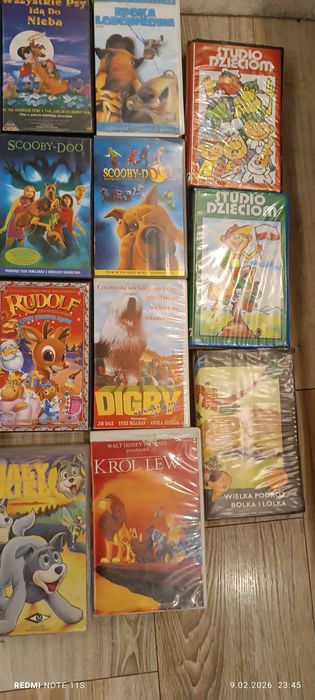 Bajki Vhs , 27 kaset