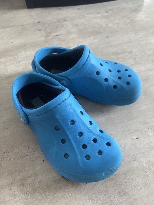 Crocsy ocieplane rozmiar 12c13 niebieskie