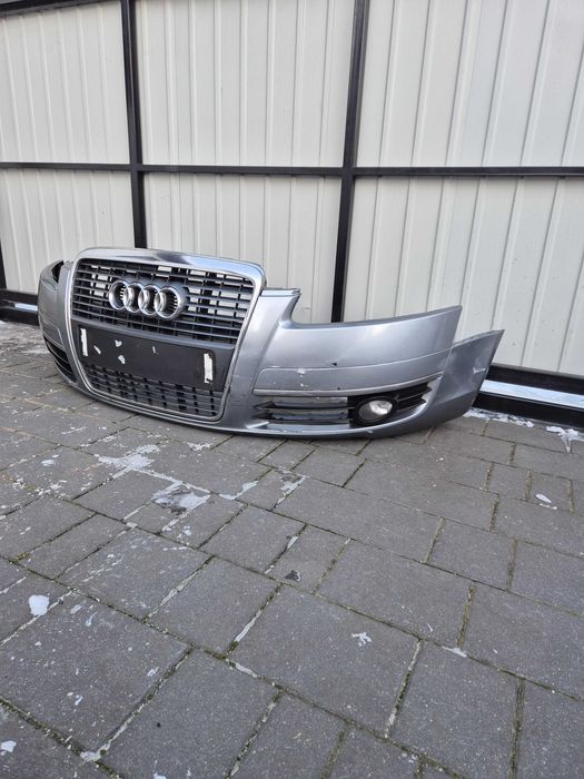 Zderzak przód przedni audi a6 c6 rok 07 kod lak LY7G