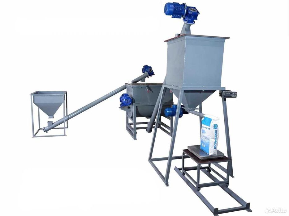 Смеситель шнековый, кормозмішувач, змішувач, фасовочні лінії