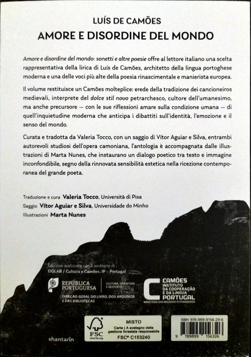 Amore e disordine del mondo. Sonetti e altre poesie Luís de Camões
