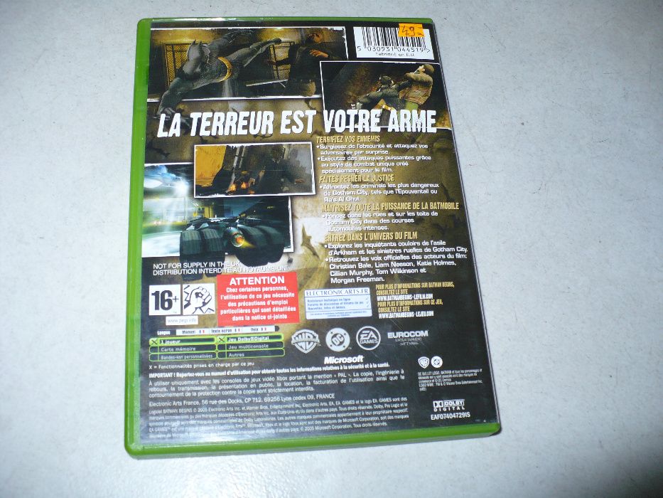Batman Begins na Xbox