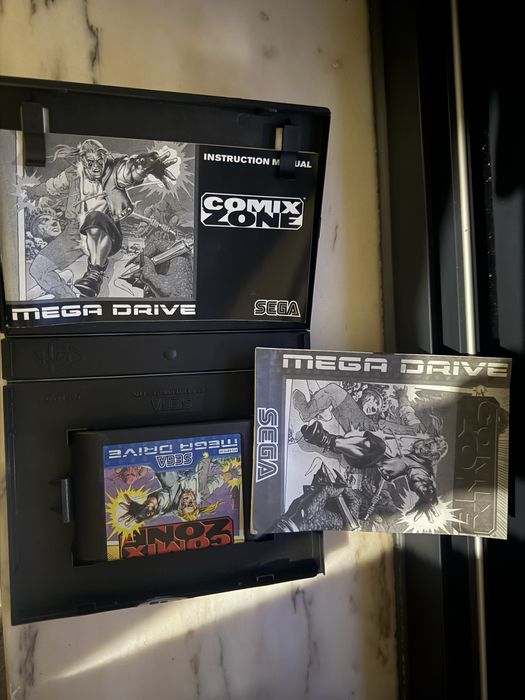 Comix zone Megadrive Pal Selo Sega Portugal