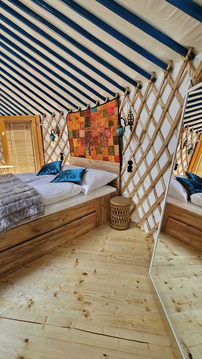 Domki letniskowe ZALEW SULEJOWSKI /JURTA/ Glamping - 5 os. Panieński, Komunia