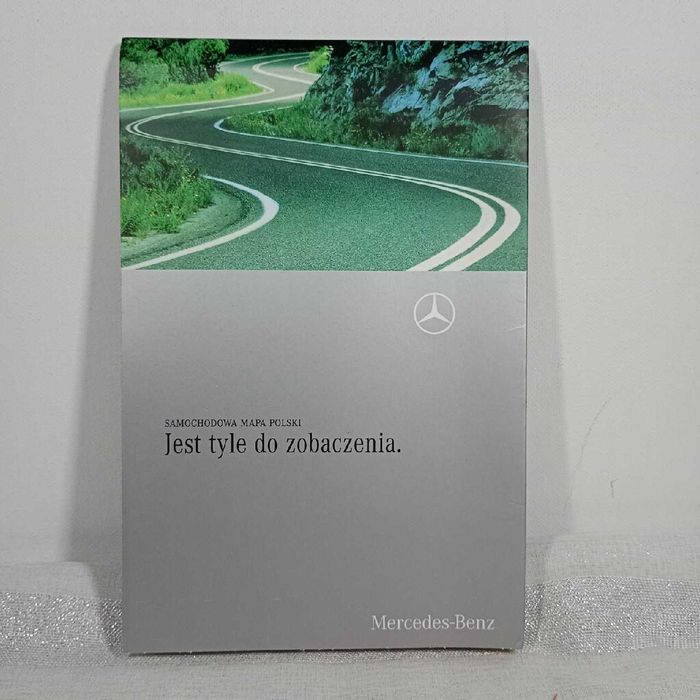 Samochodowa mapa Polski. Mercedes-Benz