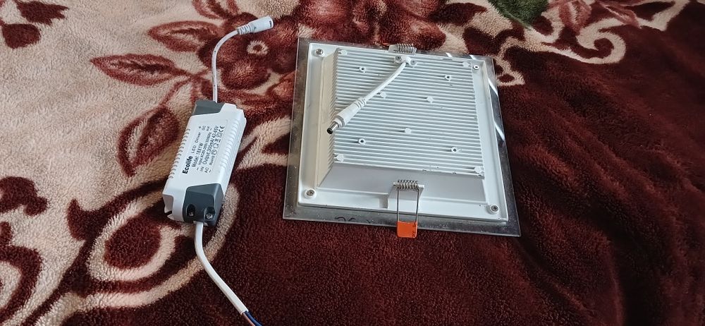 LED панель Ecolife 18W (врізна) + Драйвер | Нова
