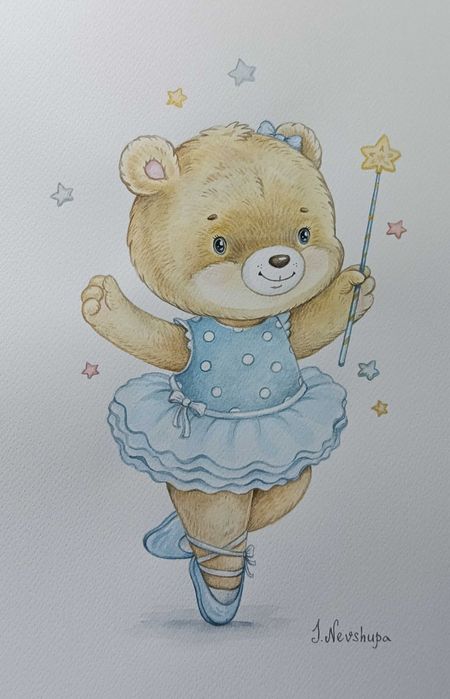 Акварель у дитячу "Балет" А4