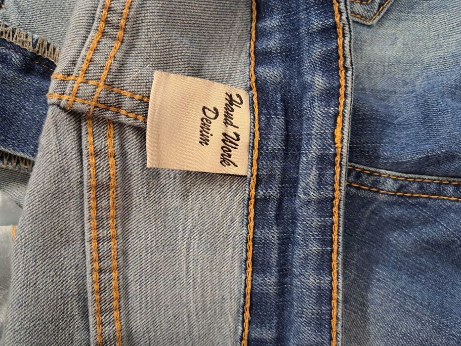 Spodnie jeans niebieskie rozm L/ 44