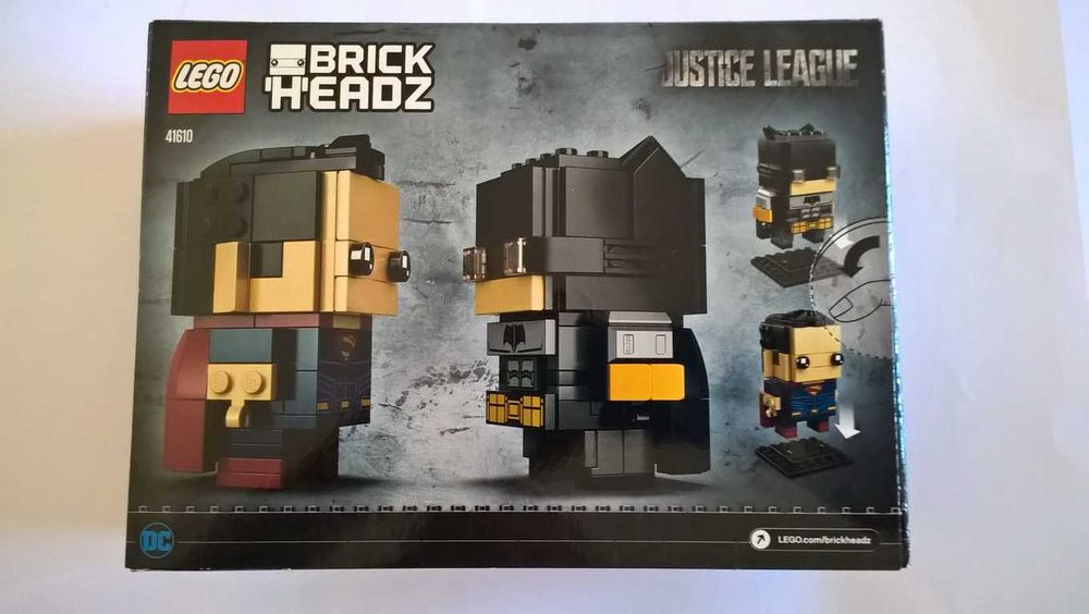 LEGO BrickHeadz DC 41610 Tactical Batman & Superman selado