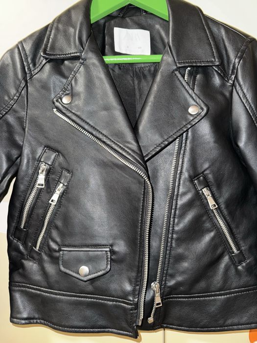 Шкіряна куртка косуха і штани Zara