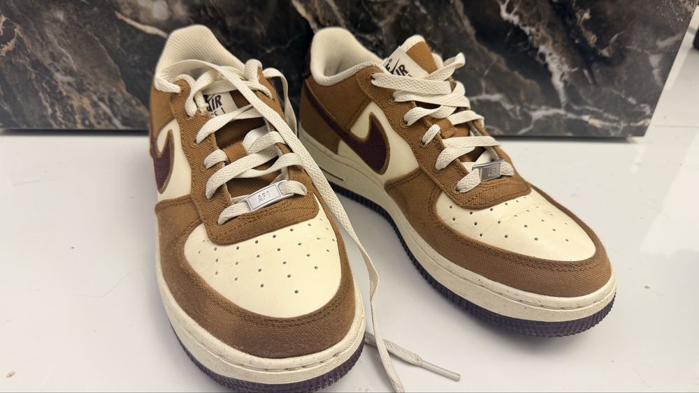 Кросівки Nike Air Force, розмір 38,5, коричнево-бежеві