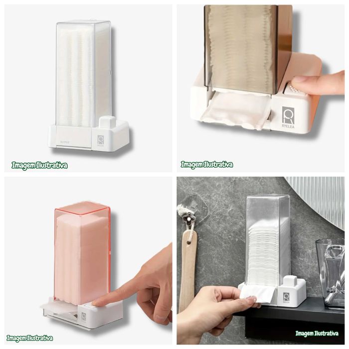 Dispensador Automático Pads Algodão - Novo