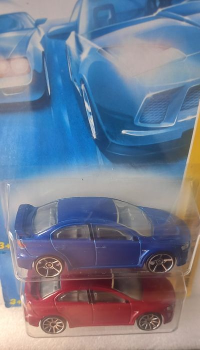 Conjunto 2 , 2008 Lancer Evolution Hot wheels