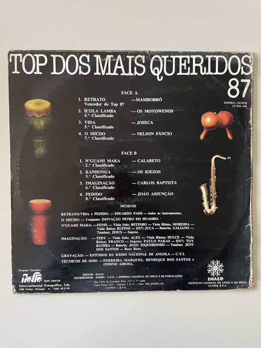 Top dos mais queridos 87