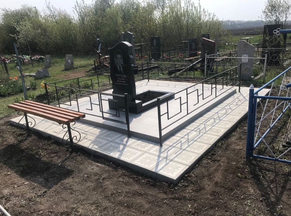 Памятники Оградки, Столы, Лавочки, Плиты под памятник