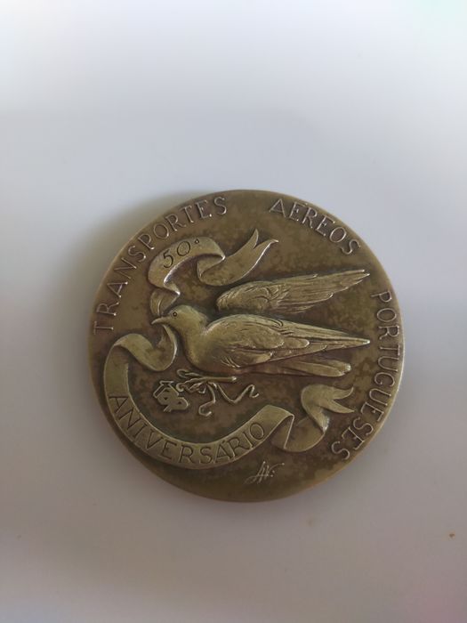 Medalha comemorativa em bronze