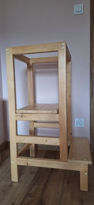 Kitchen helper, stojak, sosnowy, lakierowany.