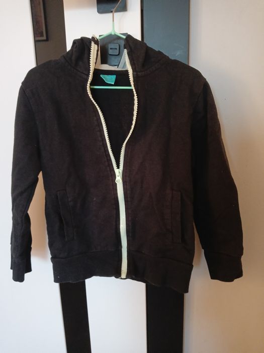 Bluza chłopięca rozsuwana czarna