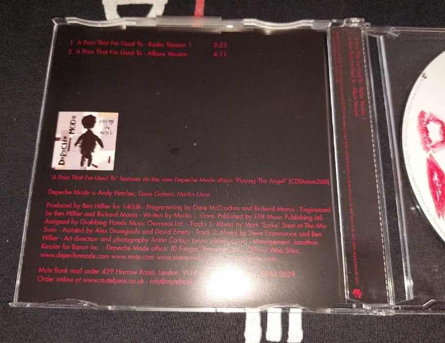Depeche Mode A Pain That I'm Used To (Radio CD Version 1) 2005 promo
