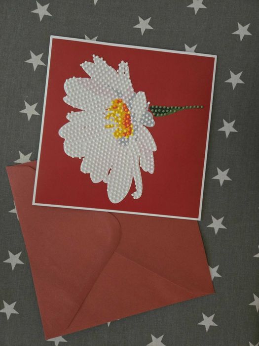 Kartki okolicznościowe, haft diamentowy.