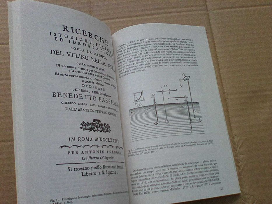Ricerche istoriche, fisiche ed idrostatiche sopra la caduta del Velino nella Nera (1786–1986)