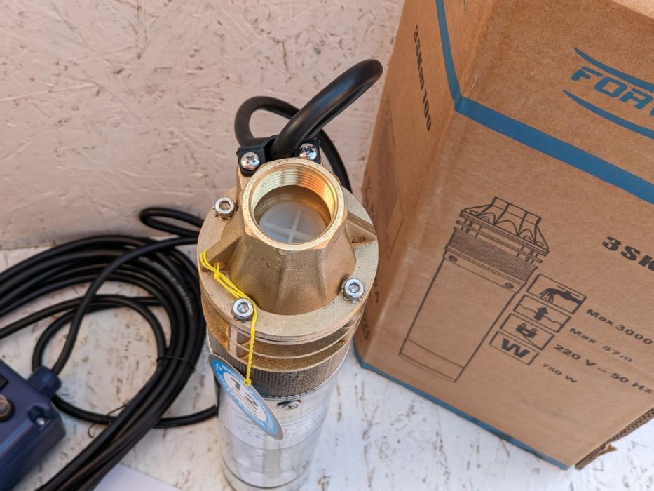 3 SKM100 Forvater насос погружний для скважини і колодязя