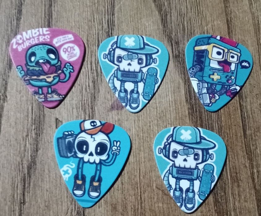 Palhetas para guitarra