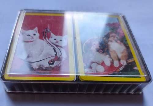 baralhos de cartas com animais de companhia