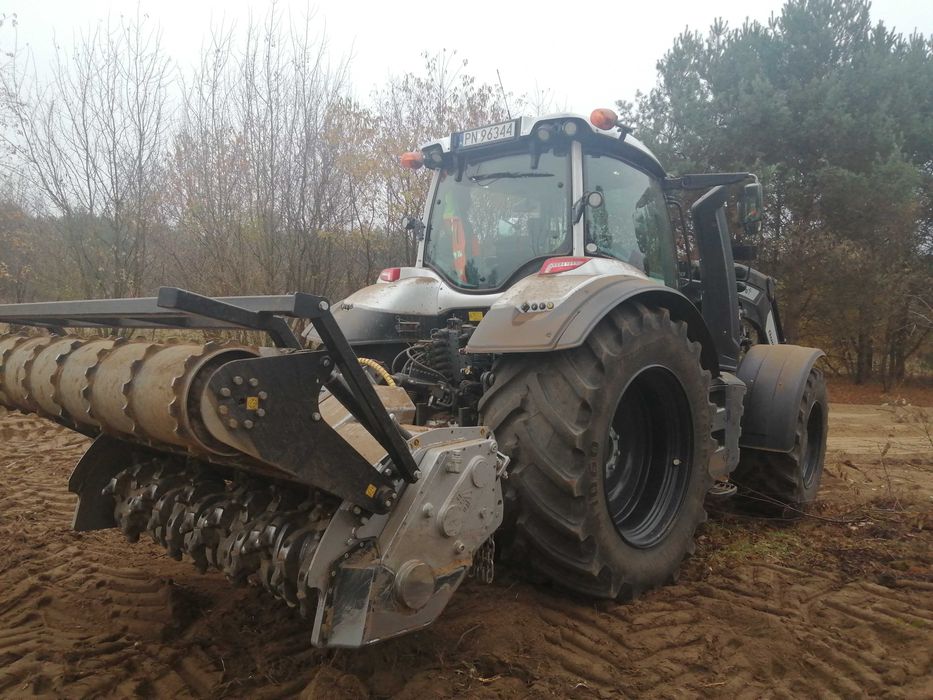 Mulczer wgłębny czyszczenie działek wycinka rekultywacja mulczowanie