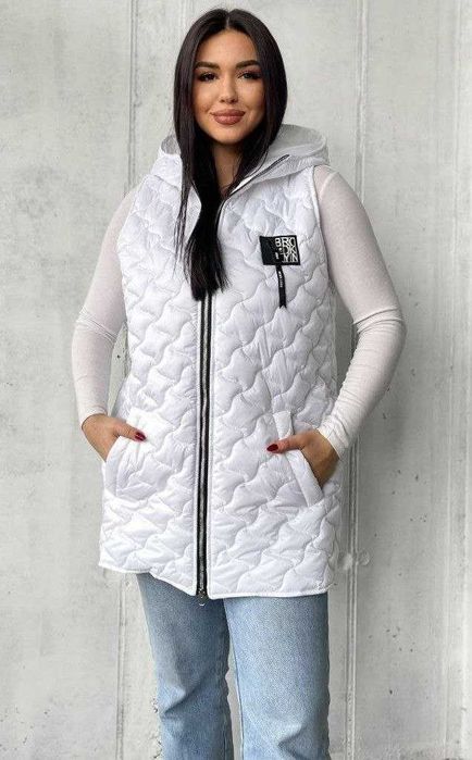 Женская жилетка удлиненная  от 48  до 54 рр.