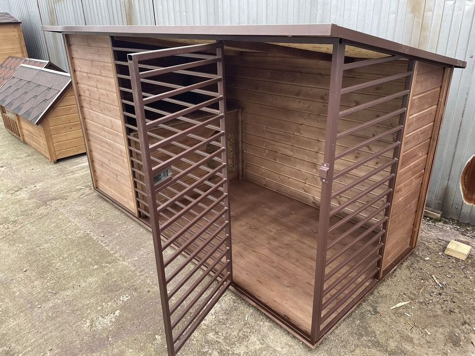 Вольер утеплённый с будкой 2.30/1.00+опции.