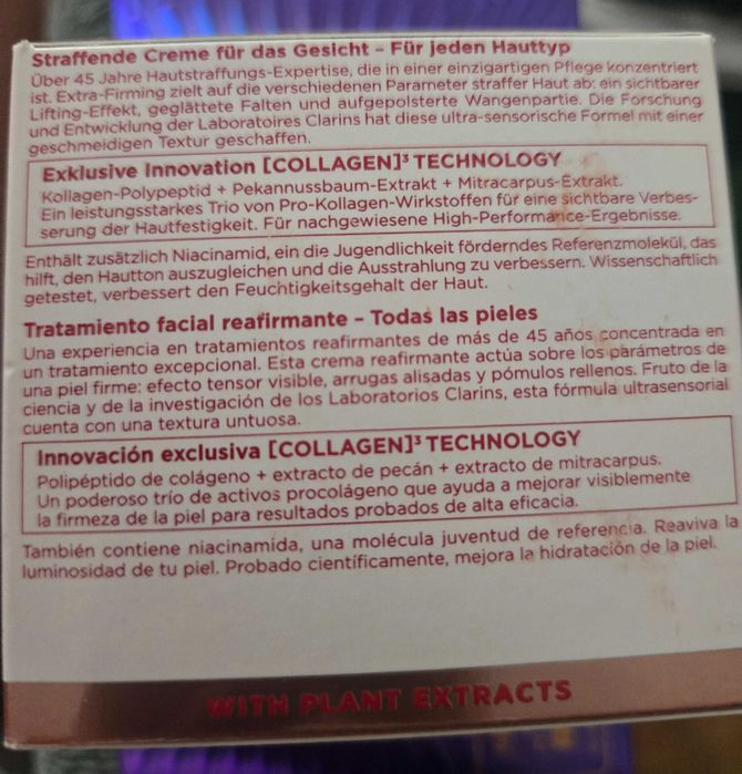 Crem Clarins na dzien nowy oryginalny
