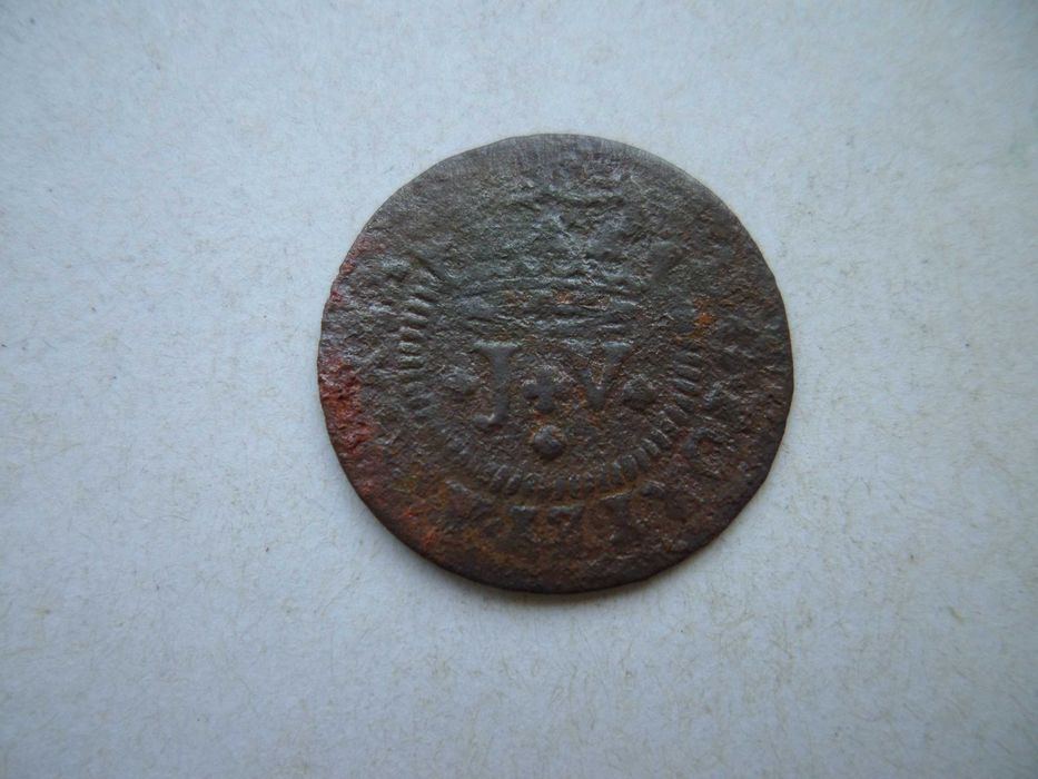 Moeda Real e Meio  1714, D. João V