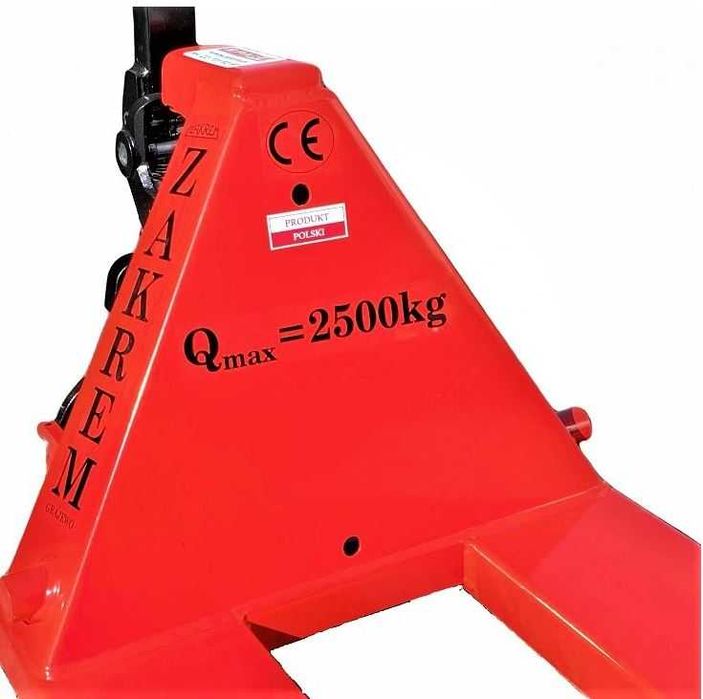 Wózek paletowy, paleciak Zakrem - widły 800mm, 1000mm, 1150mm, POLSKI