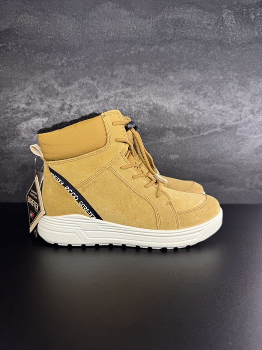 Замшеві водонепроникні черевики ECCO Gore-Tex оригінал (38)!