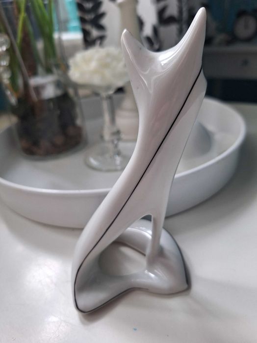 Lisek siedzący figurka Ćmielów New Look PRL