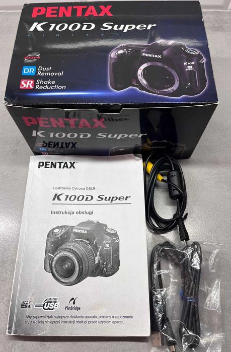 Pentax K100D Super + obiektyw