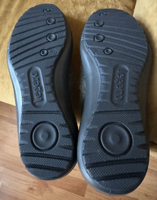 Черевики legero текстильні войлочні сірі / оливково 37,5 розмір